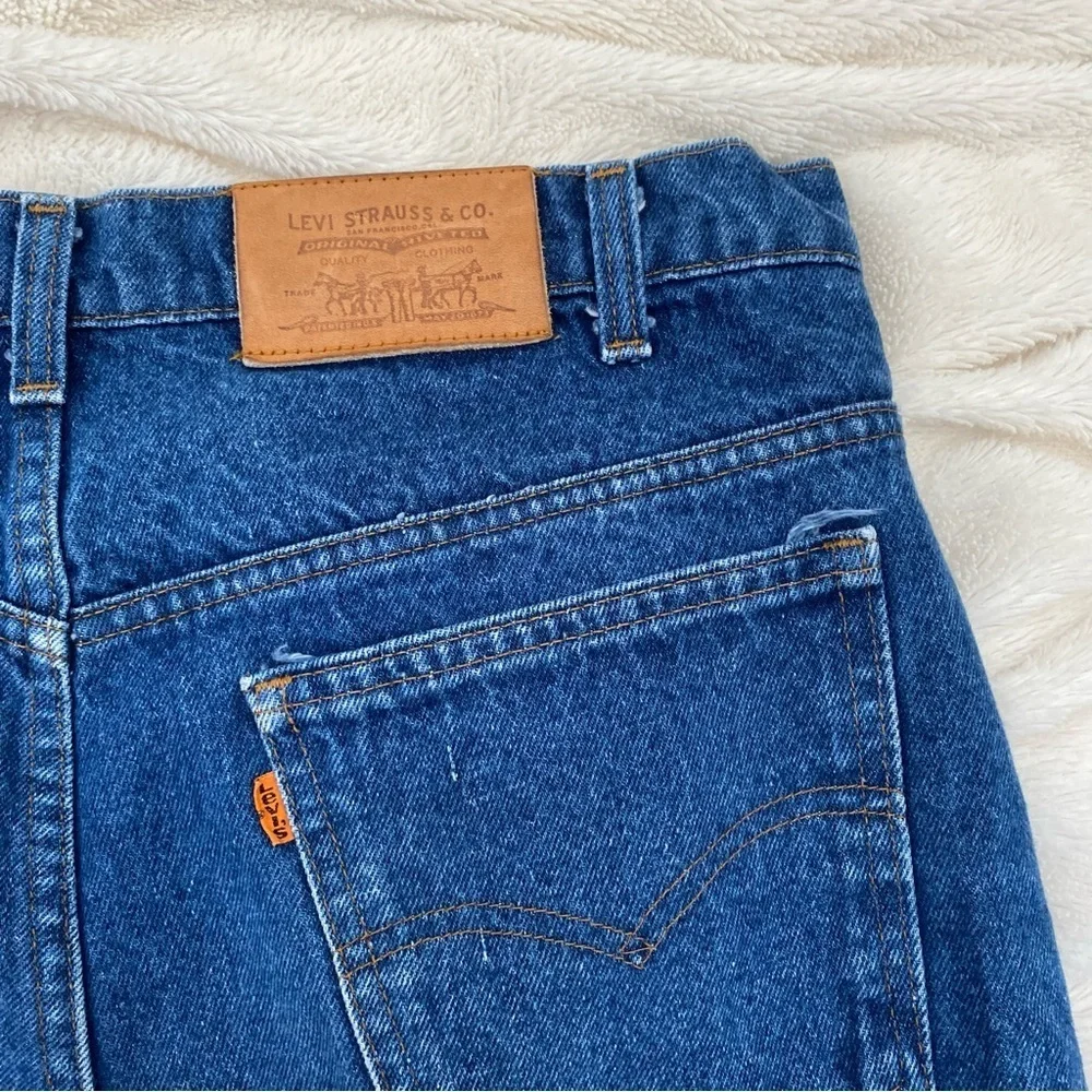 Levi's 1998 Orange Tab vintage straight leg jeans dark wash 38x30